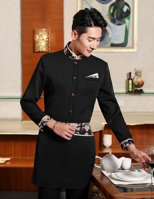 pre-oder** เสื้อพนักงานเสริฟ พนักงานโรงแรม พนักงานรีสอร์ท (สินค้าไม่รวมกางเกง) ***สินค้าไม่สามารถเปลี่ยนสีและรูปแบบได้คะ สีตามภาพ ไซร์ L XL 2XL 3XL 4XL 