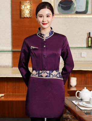 pre-oder** เสื้อพนักงานเสริฟ พนักงานโรงแรม พนักงานรีสอร์ท (สินค้าไม่รวมกางเกง) ***สินค้าไม่สามารถเปลี่ยนสีและรูปแบบได้คะ สีตามภาพ ไซร์ L XL 2XL 3XL 4XL 