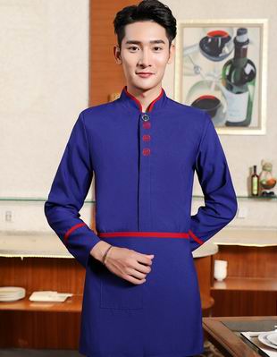 pre-oder** เสื้อพนักงานเสริฟ พนักงานโรงแรม พนักงานรีสอร์ท (สินค้าไม่รวมกางเกง) ***สินค้าไม่สามารถเปลี่ยนสีและรูปแบบได้คะ สีตามภาพ ไซร์ L XL 2XL 3XL 4XL 
