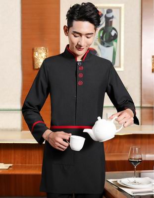 pre-oder** เสื้อพนักงานเสริฟ พนักงานโรงแรม พนักงานรีสอร์ท (สินค้าไม่รวมกางเกง) ***สินค้าไม่สามารถเปลี่ยนสีและรูปแบบได้คะ สีตามภาพ ไซร์ L XL 2XL 3XL 4XL 