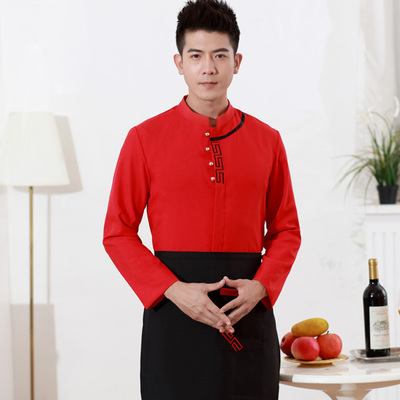pre-oder** เสื้อพนักงานเสริฟ พนักงานโรงแรม พนักงานรีสอร์ท (สินค้าไม่รวมกางเกง) ***สินค้าไม่สามารถเปลี่ยนสีและรูปแบบได้คะ สีตามภาพ ไซร์ L XL 2XL 3XL 4XL 