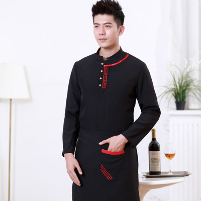 pre-oder** เสื้อพนักงานเสริฟ พนักงานโรงแรม พนักงานรีสอร์ท (สินค้าไม่รวมกางเกง) ***สินค้าไม่สามารถเปลี่ยนสีและรูปแบบได้คะ สีตามภาพ ไซร์ L XL 2XL 3XL 4XL 