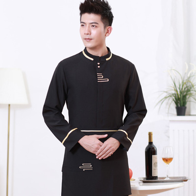 pre-oder** เสื้อพนักงานเสริฟ พนักงานโรงแรม พนักงานรีสอร์ท (สินค้าไม่รวมกางเกง) ***สินค้าไม่สามารถเปลี่ยนสีและรูปแบบได้คะ สีตามภาพ ไซร์ L XL 2XL 3XL 4XL 