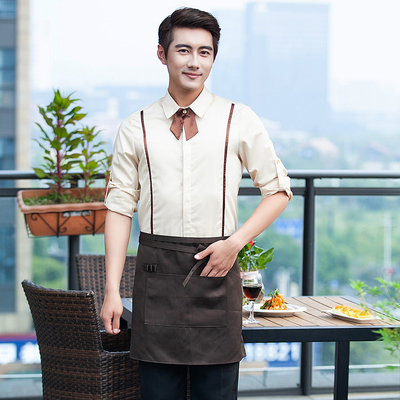 pre-oder** เสื้อพนักงานเสริฟ พนักงานโรงแรม พนักงานรีสอร์ท (สินค้าไม่รวมกางเกง) ***สินค้าไม่สามารถเปลี่ยนสีและรูปแบบได้คะ สีตามภาพ ไซร์ L XL 2XL 3XL 4XL 