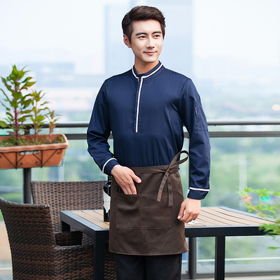 pre-oder** เสื้อพนักงานเสริฟ พนักงานโรงแรม พนักงานรีสอร์ท (สินค้าไม่รวมกางเกง) ***สินค้าไม่สามารถเปลี่ยนสีและรูปแบบได้คะ สีตามภาพ ไซร์ L XL 2XL 3XL 4XL 