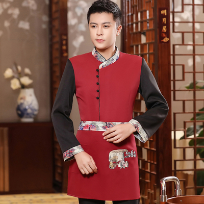 pre-oder** เสื้อพนักงานเสริฟ พนักงานโรงแรม พนักงานรีสอร์ท (สินค้าไม่รวมกางเกง) ***สินค้าไม่สามารถเปลี่ยนสีและรูปแบบได้คะ สีตามภาพ ไซร์ L XL 2XL 3XL 4XL 
