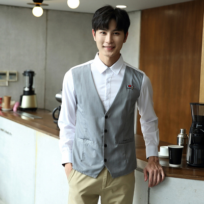 pre-oder** เสื้อพนักงานเสริฟ พนักงานโรงแรม พนักงานรีสอร์ท (สินค้าไม่รวมกางเกง) ***สินค้าไม่สามารถเปลี่ยนสีและรูปแบบได้คะ สีตามภาพ ไซร์ L XL 2XL 3XL 4XL 