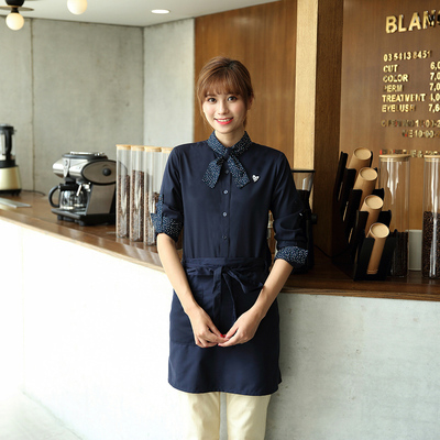 pre-oder** เสื้อพนักงานเสริฟ พนักงานโรงแรม พนักงานรีสอร์ท (สินค้าไม่รวมกางเกง) ***สินค้าไม่สามารถเปลี่ยนสีและรูปแบบได้คะ สีตามภาพ ไซร์ L XL 2XL 3XL 4XL 