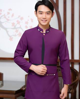 pre-oder** เสื้อพนักงานเสริฟ พนักงานโรงแรม พนักงานรีสอร์ท (สินค้าไม่รวมกางเกง) ***สินค้าไม่สามารถเปลี่ยนสีและรูปแบบได้คะ สีตามภาพ ไซร์ L XL 2XL 3XL 4XL 