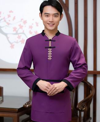 pre-oder** เสื้อพนักงานเสริฟ พนักงานโรงแรม พนักงานรีสอร์ท (สินค้าไม่รวมกางเกง) ***สินค้าไม่สามารถเปลี่ยนสีและรูปแบบได้คะ สีตามภาพ ไซร์ L XL 2XL 3XL 4XL 
