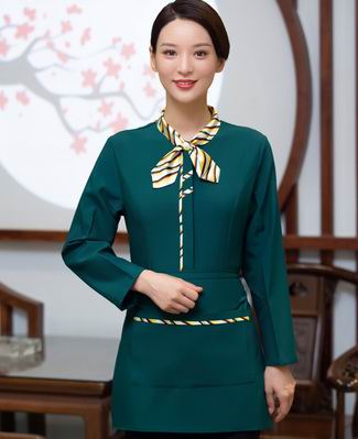 pre-oder** เสื้อพนักงานเสริฟ พนักงานโรงแรม พนักงานรีสอร์ท (สินค้าไม่รวมกางเกง) ***สินค้าไม่สามารถเปลี่ยนสีและรูปแบบได้คะ สีตามภาพ ไซร์ L XL 2XL 3XL 4XL 