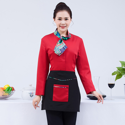pre-oder** เสื้อพนักงานเสริฟ พนักงานโรงแรม พนักงานรีสอร์ท (สินค้าไม่รวมกางเกง) ***สินค้าไม่สามารถเปลี่ยนสีและรูปแบบได้คะ สีตามภาพ ไซร์ L XL 2XL 3XL 4XL 
