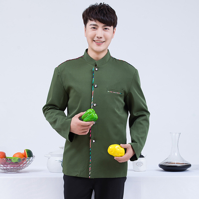 pre-oder** เสื้อพนักงานเสริฟ พนักงานโรงแรม พนักงานรีสอร์ท (สินค้าไม่รวมกางเกง) ***สินค้าไม่สามารถเปลี่ยนสีและรูปแบบได้คะ สีตามภาพ ไซร์ L XL 2XL 3XL 4XL 