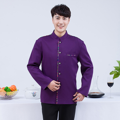 pre-oder** เสื้อพนักงานเสริฟ พนักงานโรงแรม พนักงานรีสอร์ท (สินค้าไม่รวมกางเกง) ***สินค้าไม่สามารถเปลี่ยนสีและรูปแบบได้คะ สีตามภาพ ไซร์ L XL 2XL 3XL 4XL 