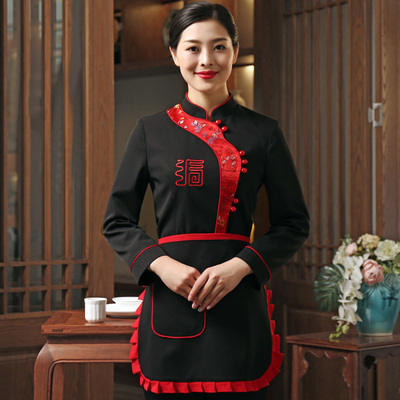 pre-oder** เสื้อพนักงานเสริฟ พนักงานโรงแรม พนักงานรีสอร์ท (สินค้าไม่รวมกางเกง) ***สินค้าไม่สามารถเปลี่ยนสีและรูปแบบได้คะ สีตามภาพ ไซร์ L XL 2XL 3XL 4XL 