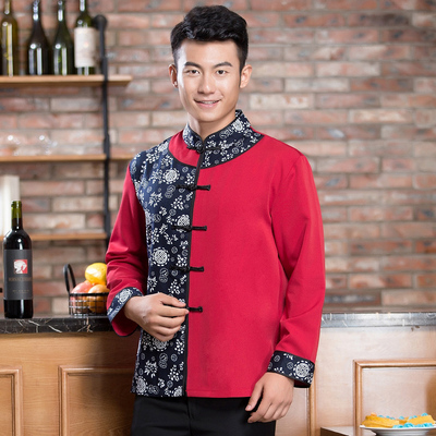 pre-oder** เสื้อพนักงานเสริฟ พนักงานโรงแรม พนักงานรีสอร์ท (สินค้าไม่รวมกางเกง) ***สินค้าไม่สามารถเปลี่ยนสีและรูปแบบได้คะ สีตามภาพ ไซร์ L XL 2XL 3XL 4XL 