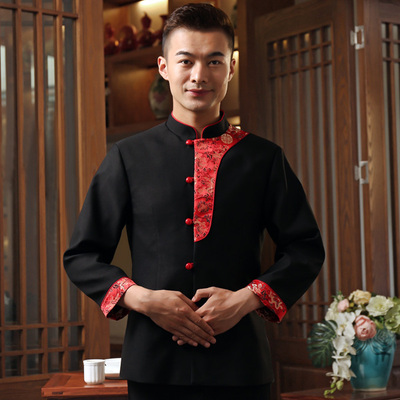 pre-oder** เสื้อพนักงานเสริฟ พนักงานโรงแรม พนักงานรีสอร์ท (สินค้าไม่รวมกางเกง) ***สินค้าไม่สามารถเปลี่ยนสีและรูปแบบได้คะ สีตามภาพ ไซร์ L XL 2XL 3XL 4XL 