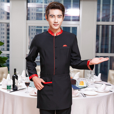 pre-oder** เสื้อพนักงานเสริฟ พนักงานโรงแรม พนักงานรีสอร์ท (สินค้าไม่รวมกางเกง) ***สินค้าไม่สามารถเปลี่ยนสีและรูปแบบได้คะ สีตามภาพ ไซร์ L XL 2XL 3XL 4XL 