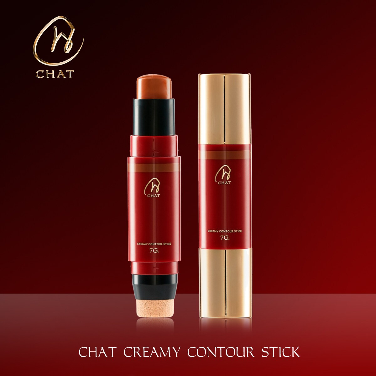 ฉัตร ครีมมี่คอนทัวร์สติ๊ก CHAT Creamy Contour Stick #01