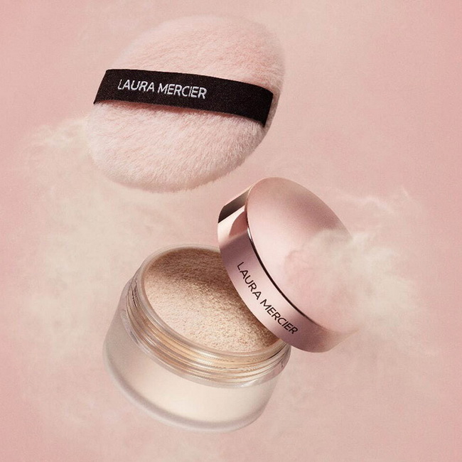 Laura Mercier Translucent Loose Setting Powder Tone-Up 29 g. #Rose แป้งเซ็ตเมคอัพอันดับ 1 สูตรล่าสุด แป้งฝุ่นโปร่งแสง เบลอผิว คุมมัน 16 ชั่วโมง อัพผิวใสปรับผิวไบร์ทอมชมพู อณูแป้งเนื้อเนียนนุ่มละเอียดบางเบา ไม่ทิ้งคราบขาว