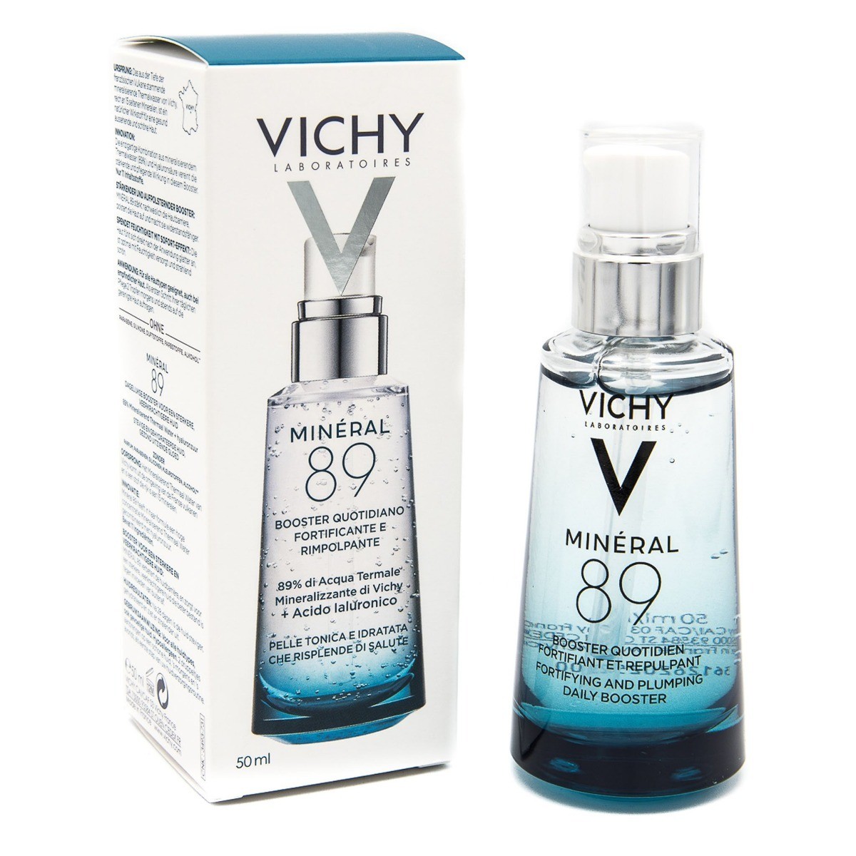 วิชี่ Vichy Mineral 89 Serum เซรั่มบำรุงผิวหน้า มอบผิวเด้งนุ่ม เรียบเนียน ดุจผิวเด็ก 50ml.