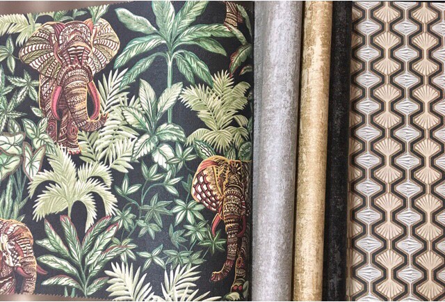 WALLใบไม้ ม้วนใหญ่ 15 ตรม. ยาว 15.6 m. กว้าง 1.06 m. ep