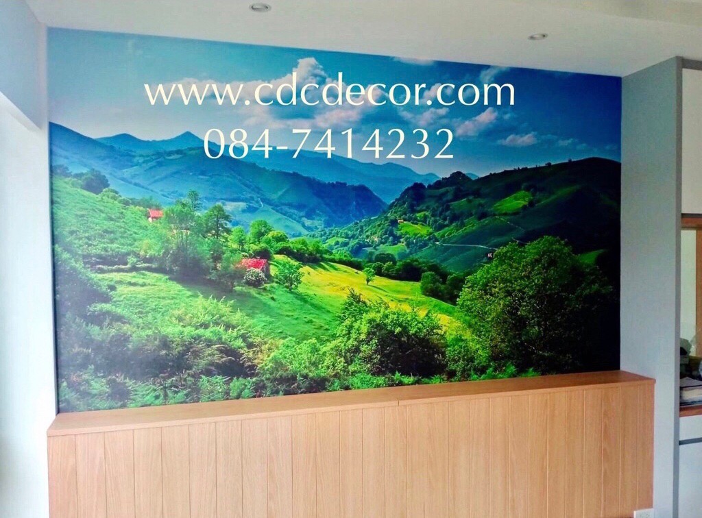 ภาพสั่งพิมพ์ Canvas/Satin สีทนนานกว่า เช็ด ล้างได้  สีไม่หลุด คุณภาพเกินคุ้ม ติดแล้วสวย  เด่น