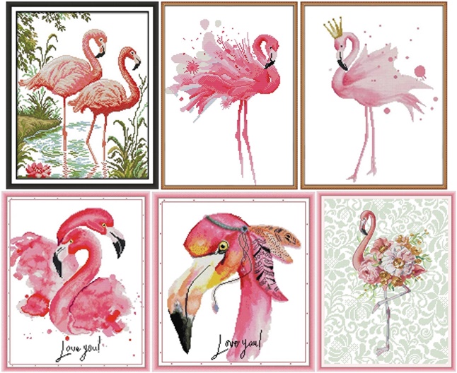 Flamingo (ไม่พิมพ์/พิมพ์ลาย)