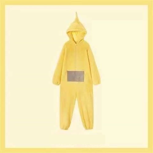 7C27.3 สีเหลือง ชุดมาสคอต ชุดนอน เทเลทับบี้ Mascot Bajamas Teletubbies Costume