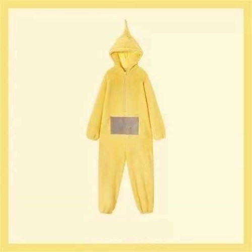 7C27.3 สีเหลือง ชุดมาสคอต ชุดนอน เทเลทับบี้ Mascot Bajamas Teletubbies Costume