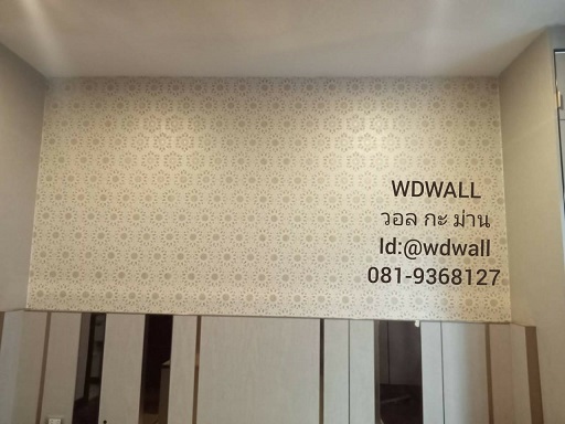 ผลงานการติดตั้งสวยๆ ร้านwdwallpaper