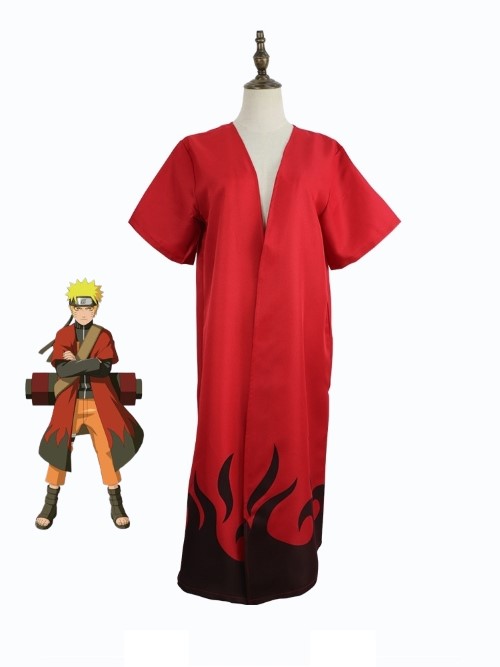 7C177.1 เสื้อคลุมโหมดเซียน นารูโตะ ตำนานวายุสลาตัน Cloak of Naruto Sage Mode Naruto Shippuden Costumes