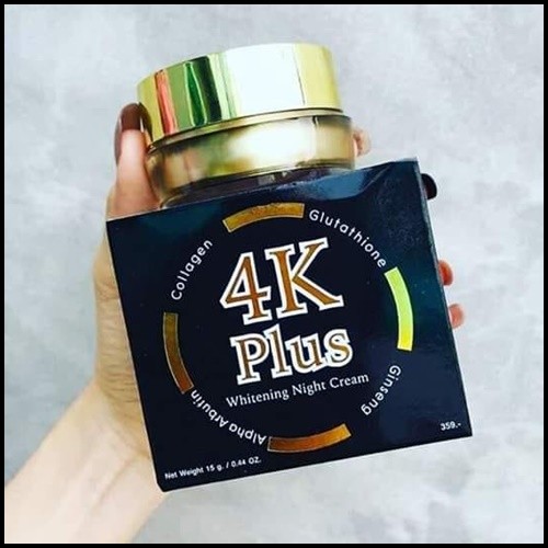 4K Plus Whitening Night Cream ครีมบำรุงผิวหน้าไนท์ครีม 4 เคพลัส