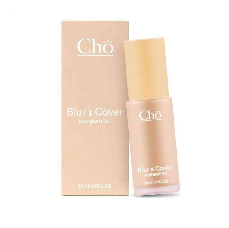 รองพื้น Cho Blur & Cover Foundation SPF50 PA++++ โช เบลอ คัฟเวอร์ ฟาวเดชั่น 30 ml.