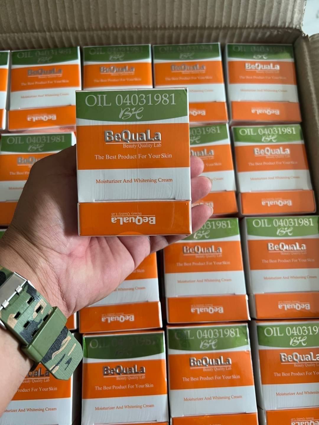 บีควอล่า Bequala ครีมบีควอล่า ครีมหน้า ชุดใหญ่ ขนาด 30g + สบู่ 50g (จำนวน 1 ชุด)