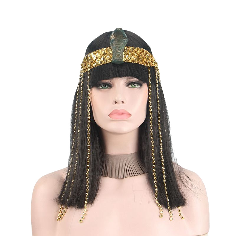 วิก+เครื่องประดับศีรษะ วิกคลีโอภัตรา วิกผมอียิปต์ วิกผมกรีก วิกCleopatra