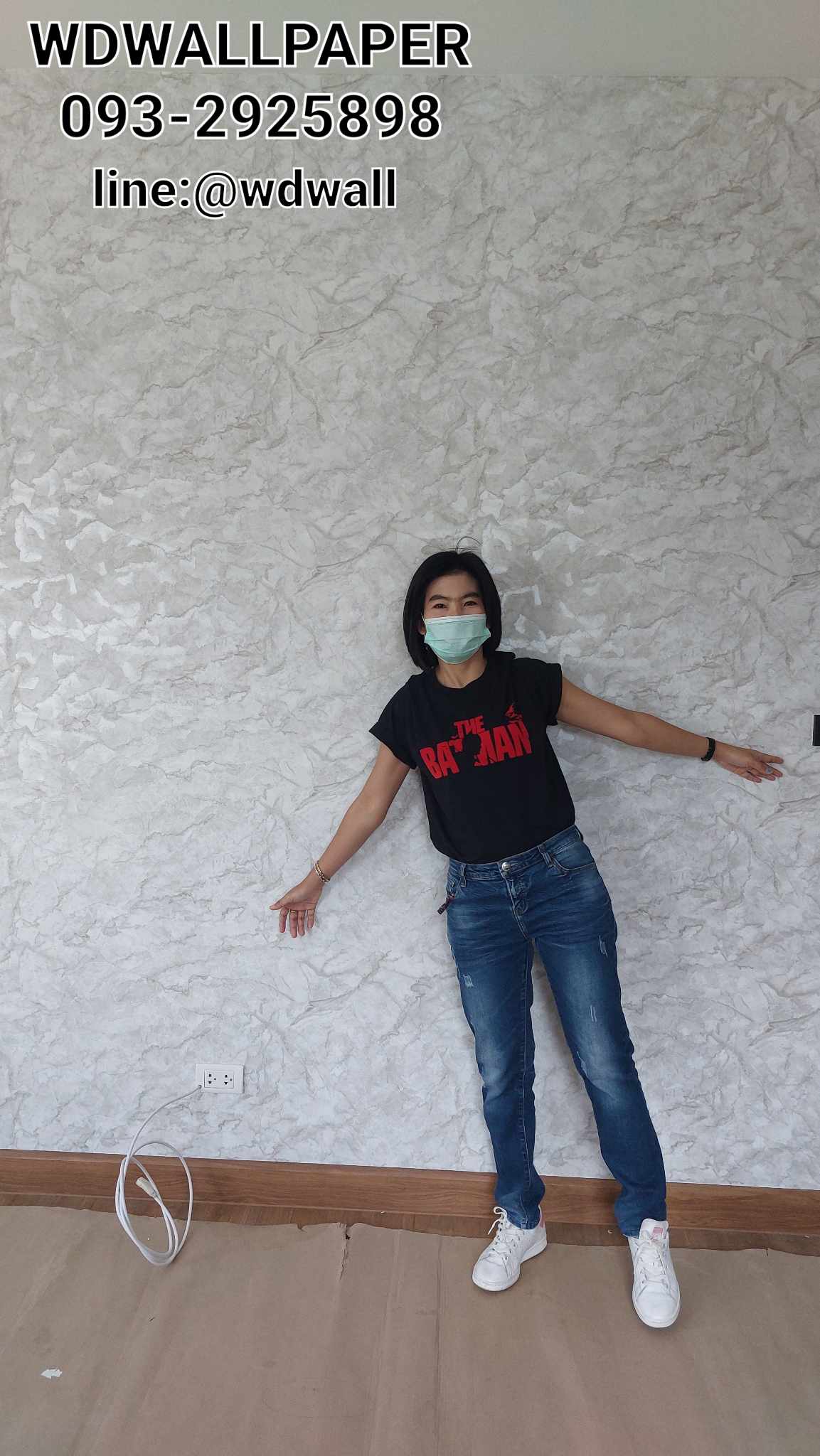 แต่งบ้านด้วยวอลเปเปอร์ ลายปูนป้าย