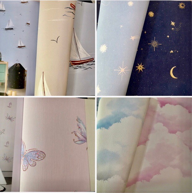 WALLเกาหลี ม้วนใหญ่ 15ตรม. ยาว 15.6ม. กว้าง 1.06ม.cv