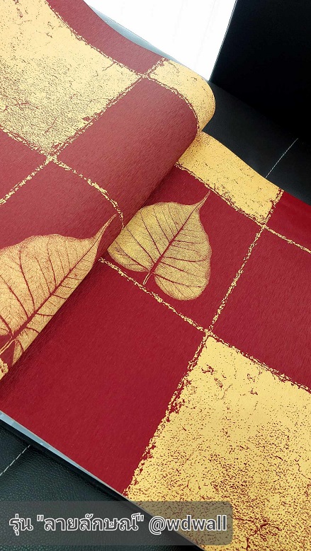 วอลเปเปอร์ตกแต่งห้องพระสวยๆ ร้านขายวอลเปเปอร์ติดผนังลายไทย ฉากหลังห้องพระสวยๆ ลายต้นโพธิ์ ลายเทพนม ลายกนก วอล์ลตกแต่งห้องพระ ลายไทยติดโบสถ์ ภาพจิตรกรรมตกแต่งห้องพระ 