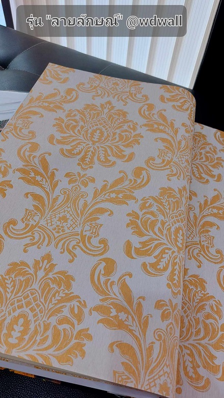 วอลเปเปอร์ตกแต่งห้องพระสวยๆ ร้านขายวอลเปเปอร์ติดผนังลายไทย ฉากหลังห้องพระสวยๆ ลายต้นโพธิ์ ลายเทพนม ลายกนก วอล์ลตกแต่งห้องพระ ลายไทยติดโบสถ์ ภาพจิตรกรรมตกแต่งห้องพระ 