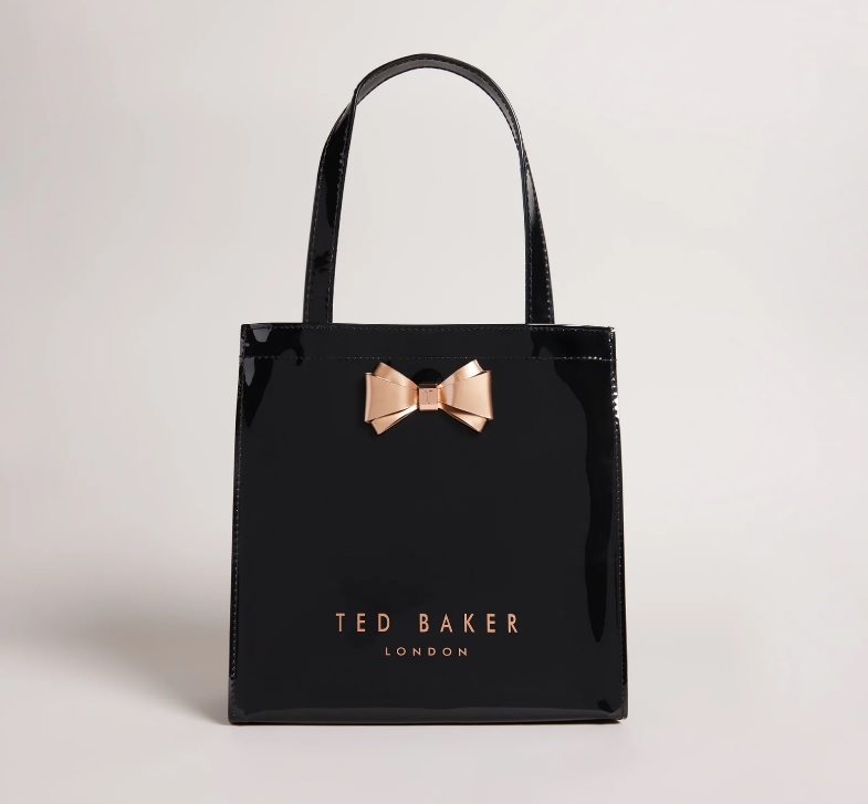 Ted Baker รุ่น Plain Bow Small Icon Bag สีดำ***พร้อมส่ง