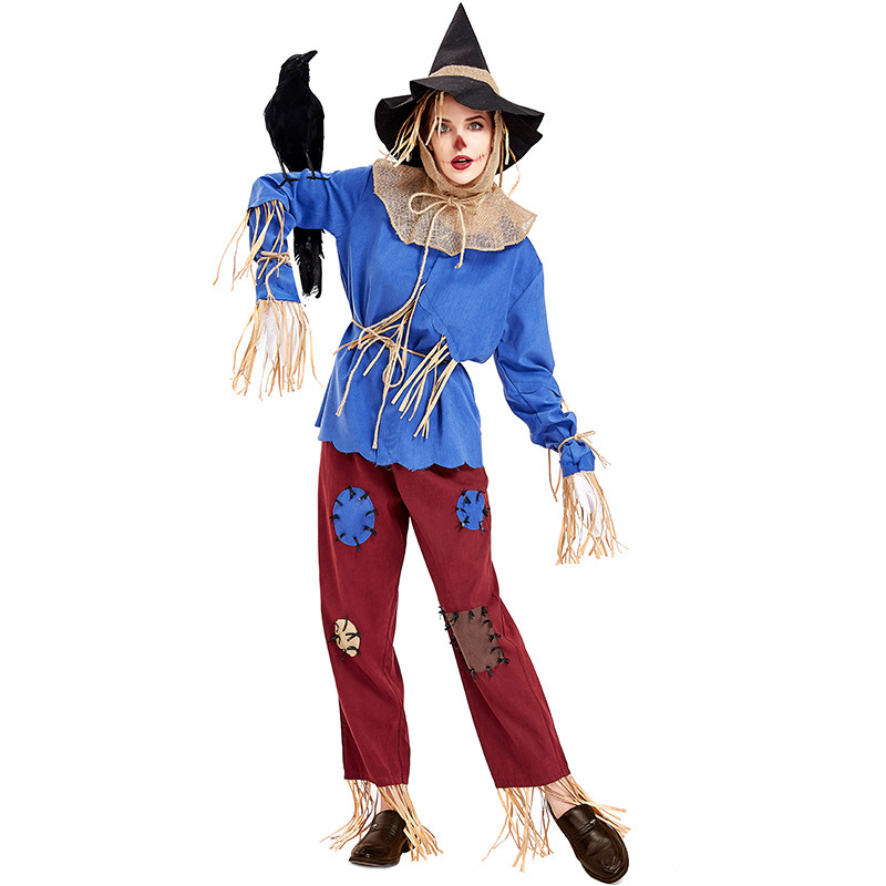 ++พร้อมส่ง++ใส่ได้ทั้งชายและหญิง ชุดหุ่นไล่กา scarecrow costume