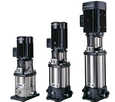 ปั๊มน้ำแรงดันสูงหลายใบพัดแนวตั้ง Grundfos รุ่น CR10-08/380