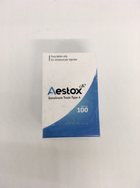 Aestox 100 u ฉลากไทยรีแพ็ก ไม่มีสแกนครับ