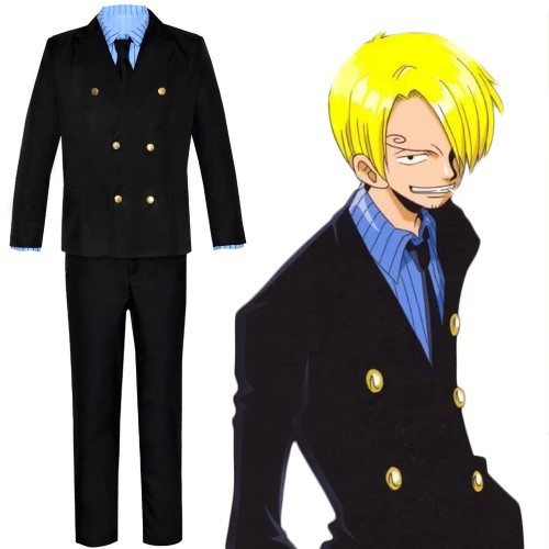 7C334 ชุดซันจิ วินสโมค ซันจิ วันพีซ Vinsmoke Sanji Onepeice Costumes