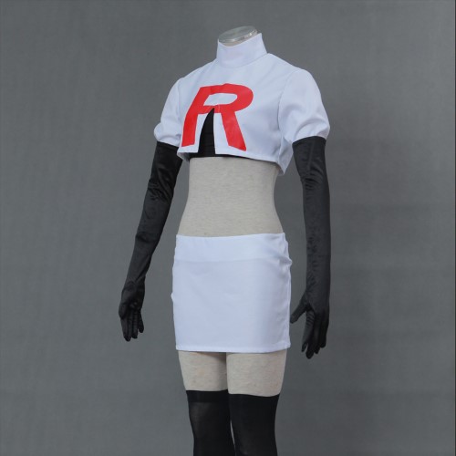 7C339.1 ชุดผู้หญิง มุซาชิ แก๊งร็อคเก็ต Woman Musashi Jessie Team Rocket or Rocket Gang Pokemon Costumes