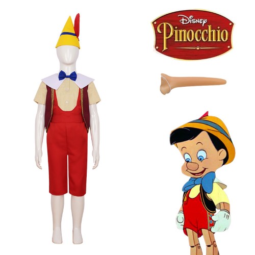 7C340 ชุดเด็ก ชุดพินอคคิโอ พีนอคคิโอ Pinocchio Disney Costumes