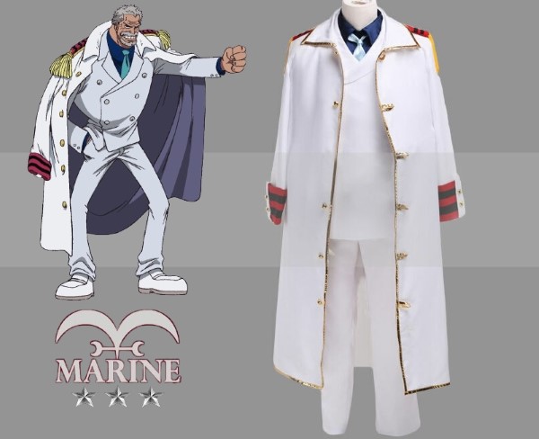 7C337 ชุดพลเรือโท ชุดการ์ป มังกี้ ดี การ์ป วันพีซ Vice Admiral Monkey D. Garp Onepeice Costumes