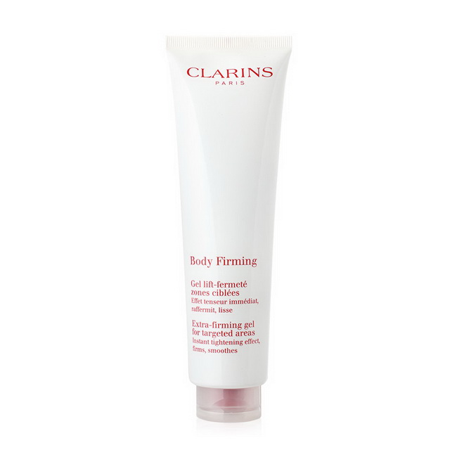 CLARINS Body Firming Gel 150 ml. เจลสูตรใหม่ที่มีคุณสมบัติในการปรับสภาพผิว และกระชับผิวได้ในทันที มีส่วนผสมของสารสกัดจากพืชพรรณออร์แกนิกซึ่งช่วยดูแลผิวเฉพาะจุด โดยเฉพาะบริเวณที่มีแนวโน้มจะเกิดความหย่อนคล้อยอย่างบริเวณแขน สะโพก ต้นขา หน้าท้อง และเอว