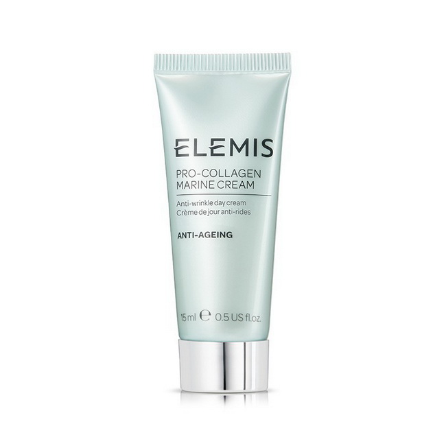 Elemis Pro-Collagen Marine Cream 15 ml. ครีมลดเลือนริ้วรอยสูตรพิเศษ จากประเทศอังกฤษ ดังกระฉ่อนทั่วโลกด้วยความพิเศษของเนื้อแบบเจลกึ่งครีม ช่วยเติมเต็มน้ำในผิว ทำให้ริ้วรอยดูลดเลือน เสริมความกระชับ พร้อมกับปรับผิวให้ดูสว่างกระจ่างใส อย่างที่สาวๆ จะต้องไม่เค